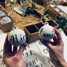 Load image into Gallery viewer, Introduction to Brush Lettering & Christmas Baubles Workshop - 7th November 2024. 7pm - 9pm.