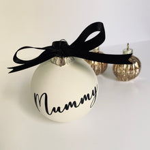Load image into Gallery viewer, Personalised Name Bauble Decoration