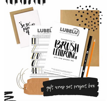 Load image into Gallery viewer, Brush Lettering Kit – Gift Wrap Project