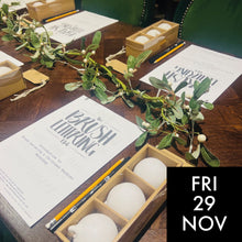 Load image into Gallery viewer, Christmas Workshop: Learn Brush Lettering & Decorate 3 Ceramic Christmas Baubles. Friday 29th November. 10am-12pm