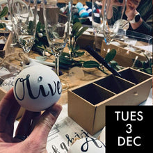 Load image into Gallery viewer, Introduction to Brush Lettering & Christmas Baubles Workshop. Tuesday 3rd December. 6pm - 8pm