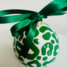 Load image into Gallery viewer, Green Leopard Print Bauble
