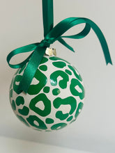 Load image into Gallery viewer, Green Leopard Print Bauble
