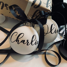 Load image into Gallery viewer, Personalised Name Bauble Decoration
