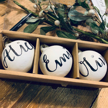 Load image into Gallery viewer, Brush Lettering &amp; Christmas Baubles Workshop. Tuesday 19th November. 6pm - 8pm

