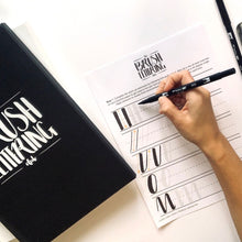 Load image into Gallery viewer, Free Brush Lettering Practice Sheet
