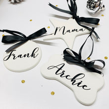 Load image into Gallery viewer, Personalised Star Bauble Decoration
