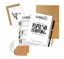 Load image into Gallery viewer, Brush Lettering Kit – Gift Wrap Project
