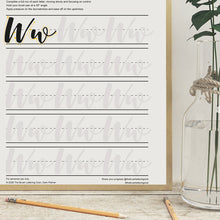 Load image into Gallery viewer, Beginner Brush Lettering Alphabet Pack (Printable A–Z Workbook)
