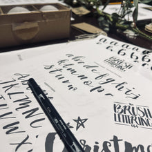 Load image into Gallery viewer, Brush Lettering &amp; Christmas Baubles Workshop. Tuesday 19th November. 6pm - 8pm
