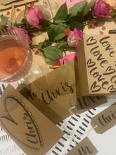 Load image into Gallery viewer, Learn Brush Lettering and Create Your Own Valentines Gift Wrap Set. Tuesday 11th February. 7pm - 9pm
